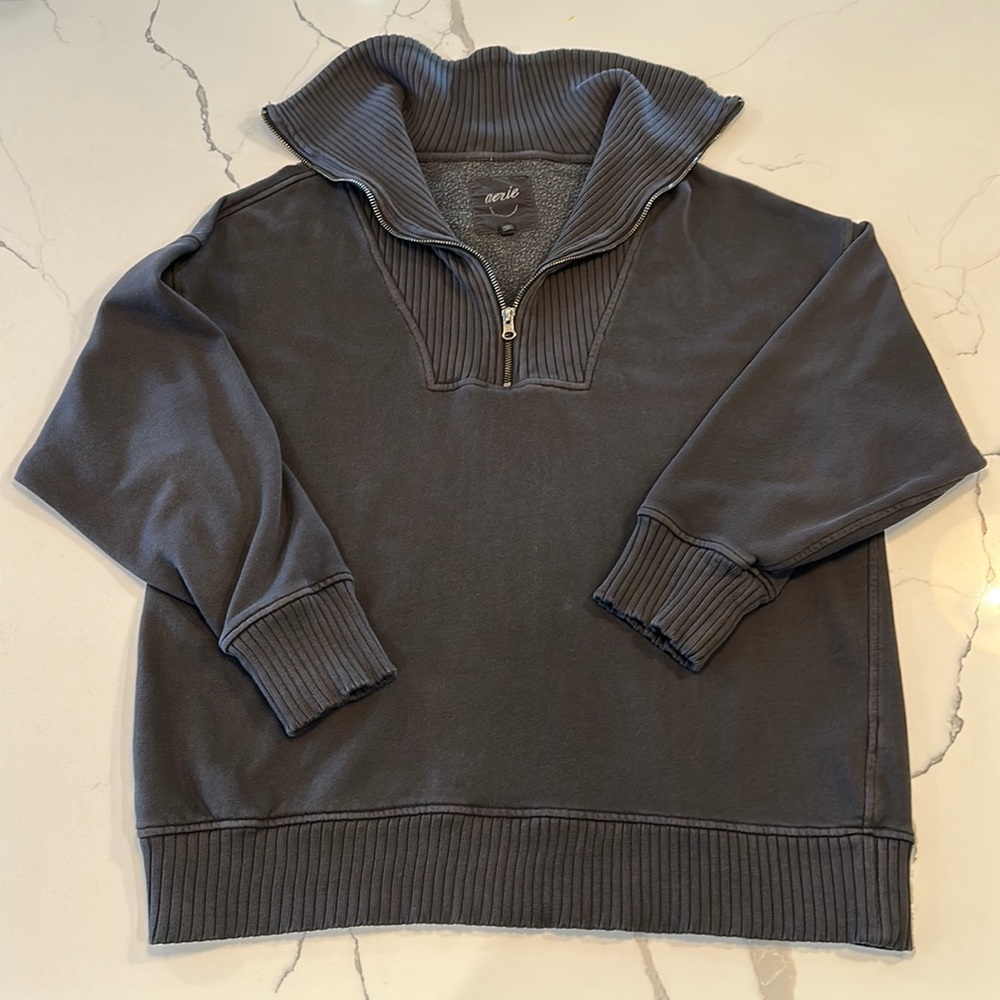 Aerie Quarter Zip Sweater
